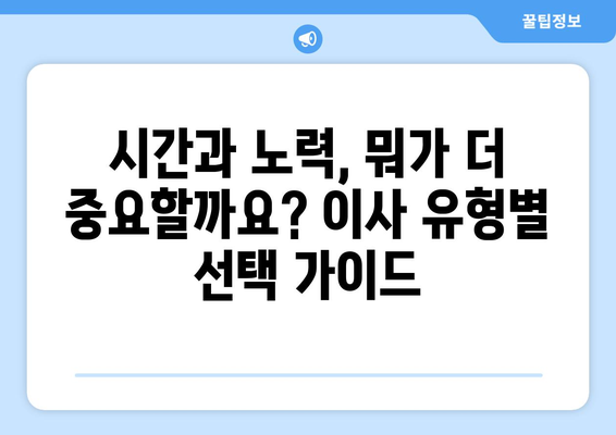 포장이사 vs 반포장이사| 나에게 맞는 이사는? 비용 비교 & 장단점 분석 | 이사, 비용, 포장, 견적, 선택